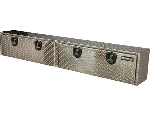 Buyers Products 96-in x 16-in x 13-in Diamond Tread Aluminum Topsider Truck Box - 1701561
