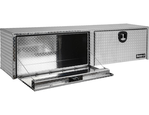 Buyers Products 72-in x 18-in x 16-in Diamond Tread Aluminum Topsider Truck Box - 1701563
