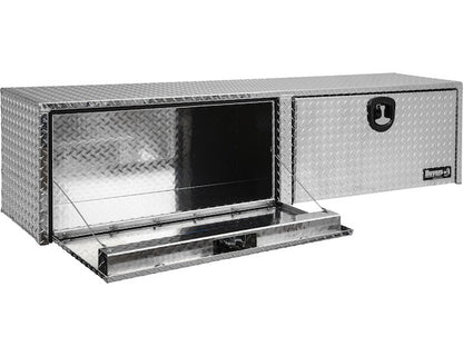 Buyers Products 72-in x 18-in x 16-in Diamond Tread Aluminum Topsider Truck Box - 1701563