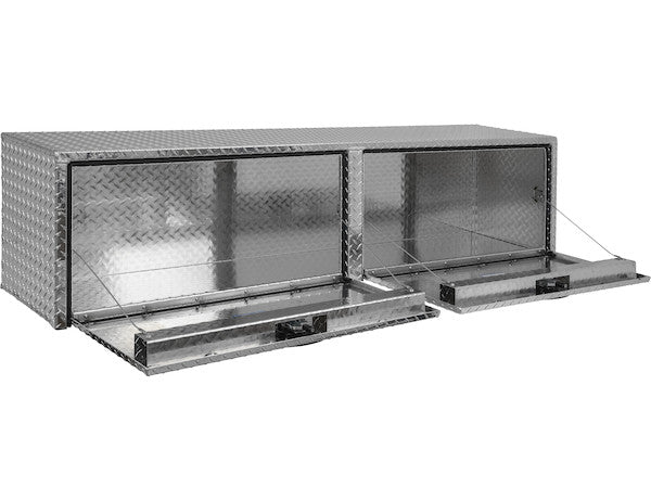Buyers Products 72-in x 18-in x 16-in Diamond Tread Aluminum Topsider Truck Box - 1701563