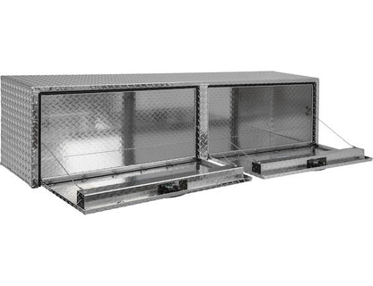 Buyers Products 72-in x 18-in x 16-in Diamond Tread Aluminum Topsider Truck Box - 1701563