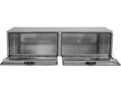 Buyers Products 72-in x 18-in x 16-in Diamond Tread Aluminum Topsider Truck Box - 1701563