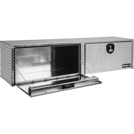 Buyers Products 88-in x 18-in x 16-in Diamond Tread Aluminum Topsider Truck Box - 1701564