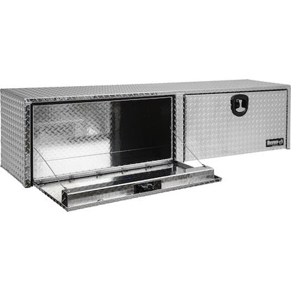 Buyers Products 88-in x 18-in x 16-in Diamond Tread Aluminum Topsider Truck Box - 1701564