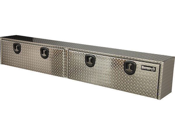 Buyers Products 96-in x 18-in x 16-in Diamond Tread Aluminum Topsider Truck Box - 1701568
