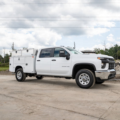 Buyers Products 96-in x 18-in x 16-in Diamond Tread Aluminum Topsider Truck Box - 1701568