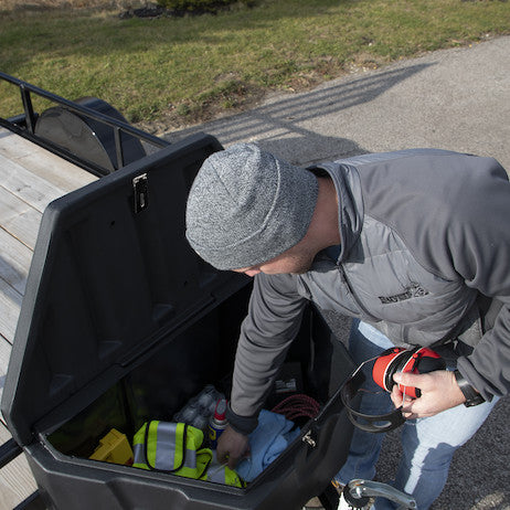 Buyers Products Black Poly Trailer Tongue Truck Tool Box - 1701680