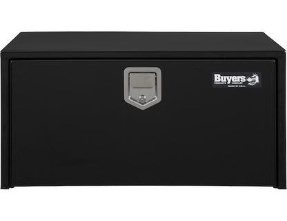 Buyers Products 36-in x 18-in x 18-in Black Steel Underbody Truck Box with Paddle Latch - 1702105