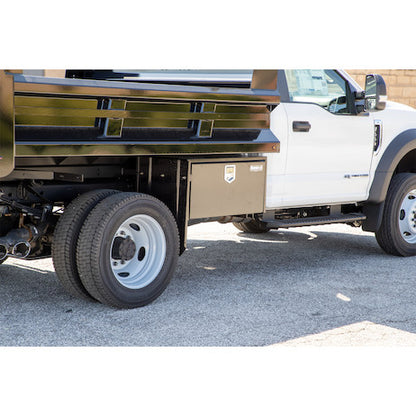 Buyers Products 36-in x 18-in x 18-in Black Steel Underbody Truck Box with Paddle Latch - 1702105