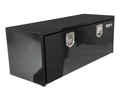 Buyers Products 48-in x 18-in x 18-in Black Steel Underbody Truck Box with Paddle Latch - 1702110