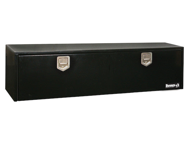 Buyers Products 48-in x 18-in x 18-in Black Steel Underbody Truck Box with Paddle Latch - 1702110