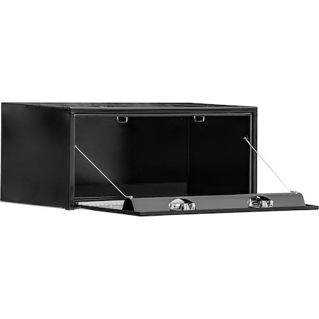 Buyers Products 48-in x 18-in x 18-in Black Steel Underbody Truck Box with Paddle Latch - 1702110