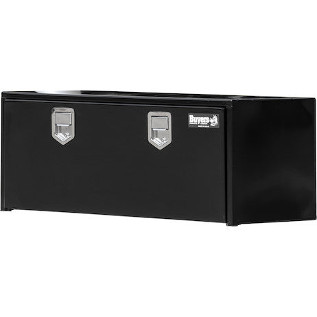 Buyers Products 48-in x 18-in x 18-in Black Steel Underbody Truck Box with Paddle Latch - 1702110