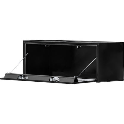 Buyers Products 48-in x 18-in x 18-in Black Steel Underbody Truck Box with Paddle Latch - 1702110