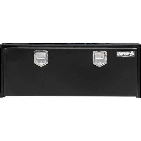 Buyers Products 48-in x 18-in x 18-in Black Steel Underbody Truck Box with Paddle Latch - 1702110