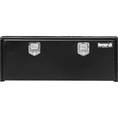 Buyers Products 48-in x 18-in x 18-in Black Steel Underbody Truck Box with Paddle Latch - 1702110