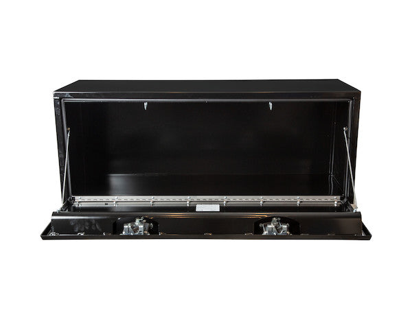 Buyers Products 60-in x 18-in x 18-in Black Steel Underbody Truck Box with Paddle Latch - 1702115