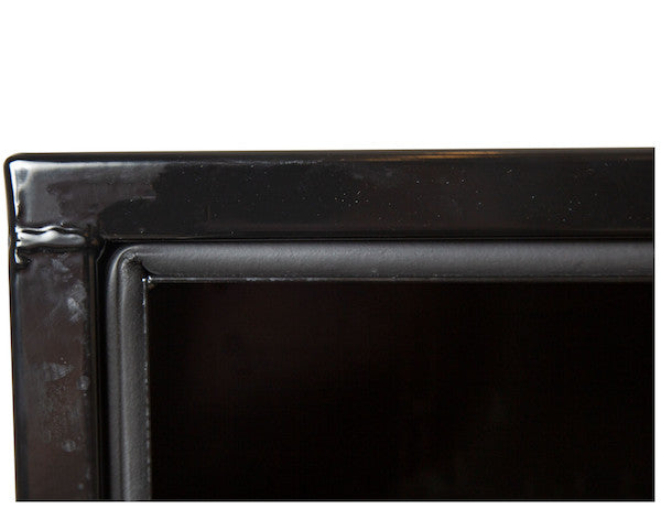 Buyers Products 24-in x 18-in x 18-in Black Steel Underbody Truck Box with Paddle Latch - 1702100
