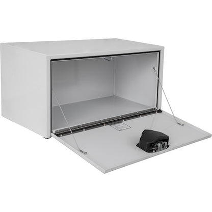 Buyers Products 18x18x36-in White Steel Underbody Truck Box with Paddle Latch - 1702205