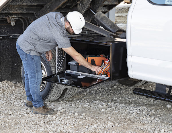 Buyers Underbody Truck Box - 36-in x 18-in x 18-in - Gloss Black - 1702305