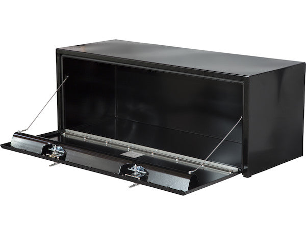 Buyers Products 48-in x 18-in x 18-in Black Steel Underbody Truck Box - 1702310