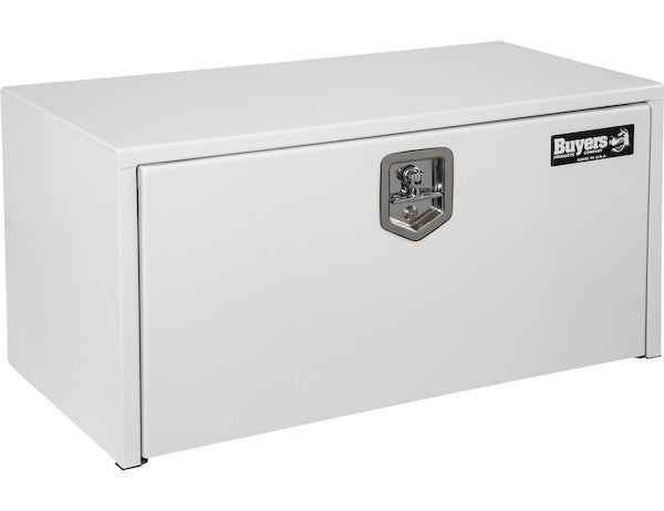 Buyers Products 18x18x36-in White Steel Underbody Truck Box - 1702405