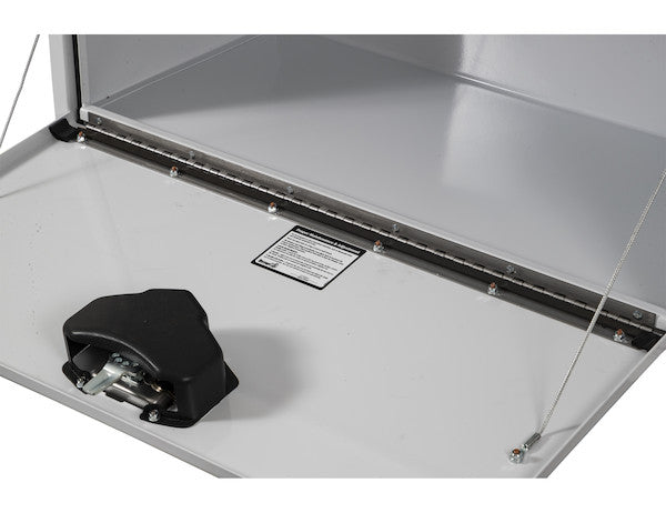 Buyers Products 18x18x36-in White Steel Underbody Truck Box - 1702405