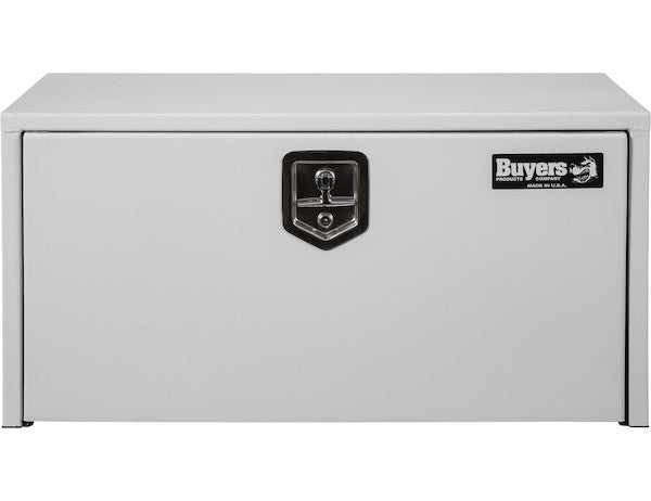 Buyers Products 18x18x36-in White Steel Underbody Truck Box - 1702405
