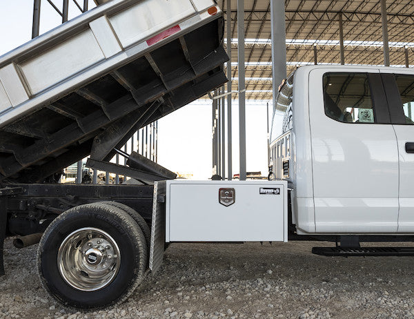 Buyers Products 18x18x36-in White Steel Underbody Truck Box - 1702405