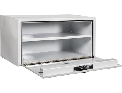 Buyers Products 36-in x 18-in x 18-in White Steel Underbody Truck Box - 1702406