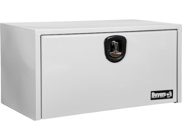 Buyers Products 36-in x 18-in x 18-in White Steel Underbody Truck Box - 1702406