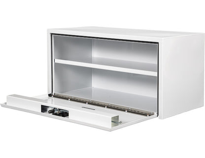 Buyers Products 36-in x 18-in x 18-in White Steel Underbody Truck Box - 1702406