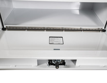 Buyers Products 36-in x 18-in x 18-in White Steel Underbody Truck Box - 1702406