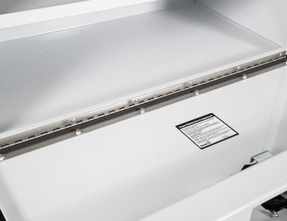 Buyers Products 48-in x 18-in x 18-in White Steel Underbody Truck Box - 1702411