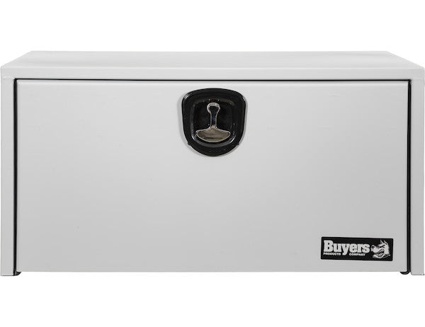 Buyers Products 36-in x 18-in x 18-in White Steel Underbody Truck Box - 1702406