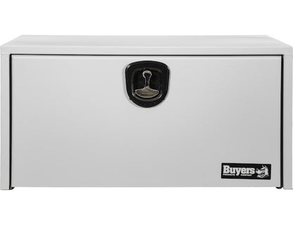 Buyers Products 36-in x 18-in x 18-in White Steel Underbody Truck Box - 1702406