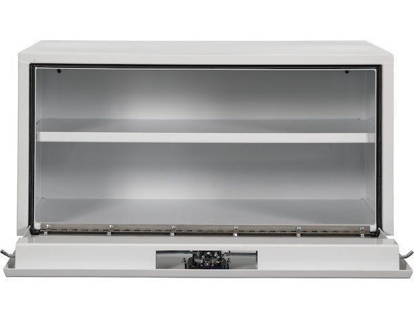 Buyers Products 48-in x 18-in x 18-in White Steel Underbody Truck Box - 1702411