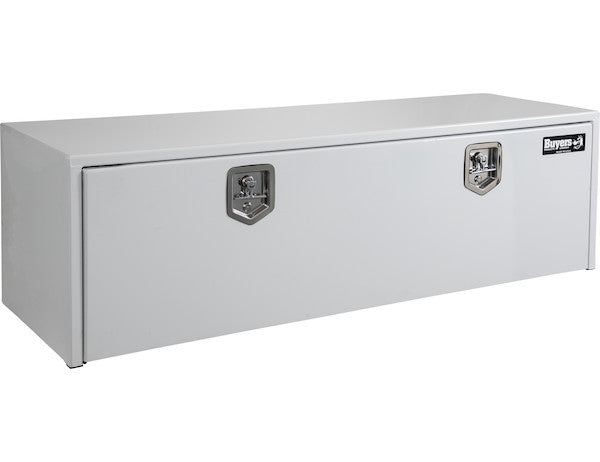 Buyers Products 60-in x 18-in x 18-in White Steel Underbody Truck Box - 1702415
