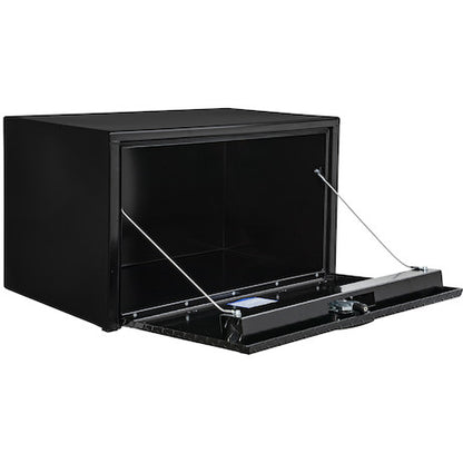Buyers Products 18x18x30-in Black Steel Underbody Truck Box with Aluminum Door - 1702503