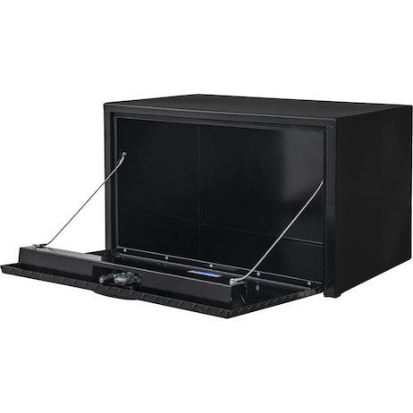 Buyers Products 18x18x30-in Black Steel Underbody Truck Box with Aluminum Door - 1702503