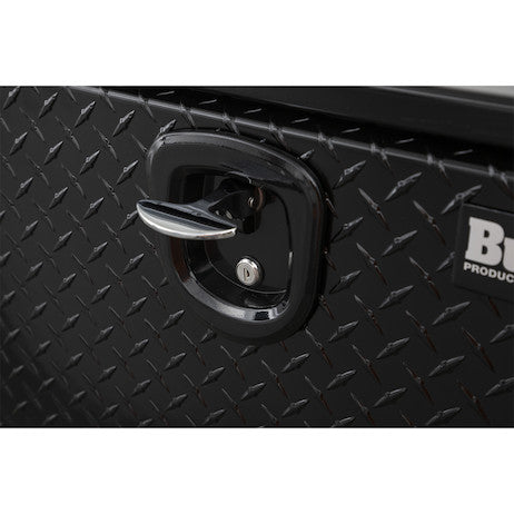 Buyers Products 18x18x30-in Black Steel Underbody Truck Box with Aluminum Door - 1702503