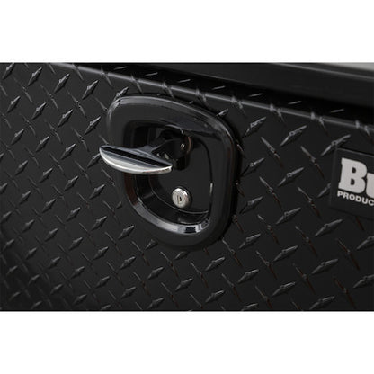Buyers Products 18x18x30-in Black Steel Underbody Truck Box with Aluminum Door - 1702503