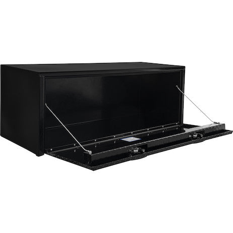 Buyers Products 48-in x 18-in x 18-in Black Steel Underbody Truck Box with Aluminum Door - 1702510