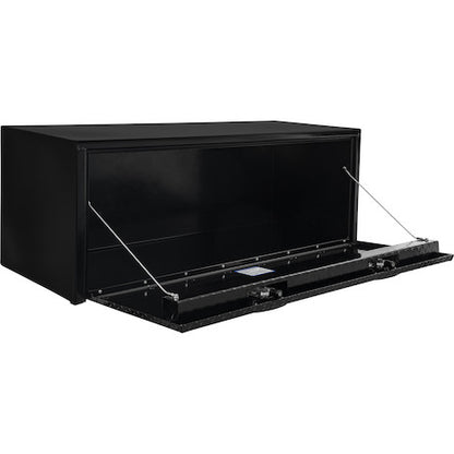 Buyers Products 48-in x 18-in x 18-in Black Steel Underbody Truck Box with Aluminum Door - 1702510