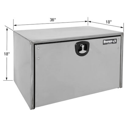 Buyers Products 18x18x36 Stainless Steel Truck Box with Polished Stainless Steel Door - 1702605