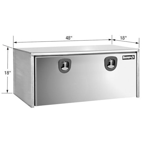 Buyers Products 18x18x48 Stainless Steel Truck Box with Polished Stainless Steel Door - 1702610