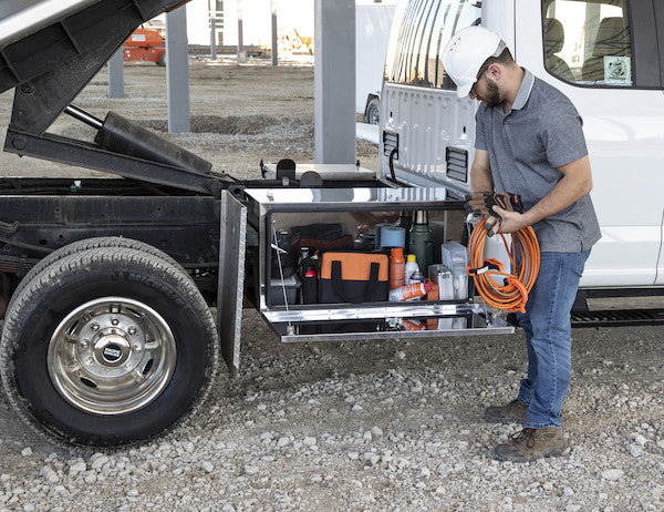 Buyers Products 18x18x30 Stainless Steel Truck Box with Stainless Steel Door with Mirror-Finish Box and Door - 1702653
