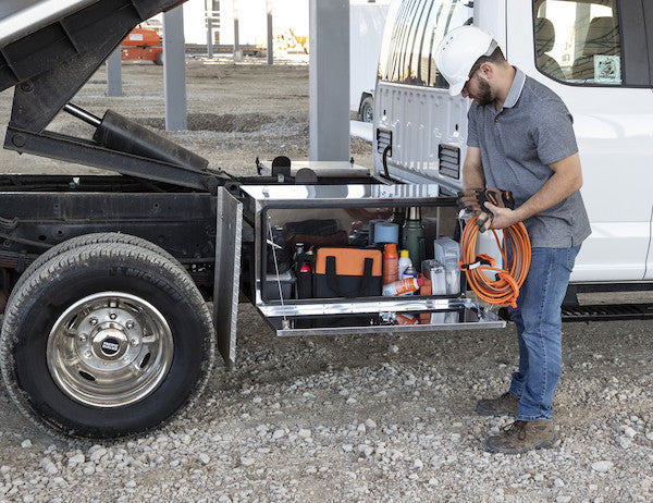 Buyers Products 18x18x24 Stainless Steel Truck Box with Stainless Steel Door with Mirror-Finish Box and Door - 1702650