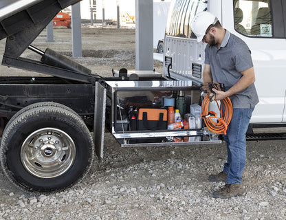 Buyers Products 18x18x24 Stainless Steel Truck Box with Stainless Steel Door with Mirror-Finish Box and Door - 1702650