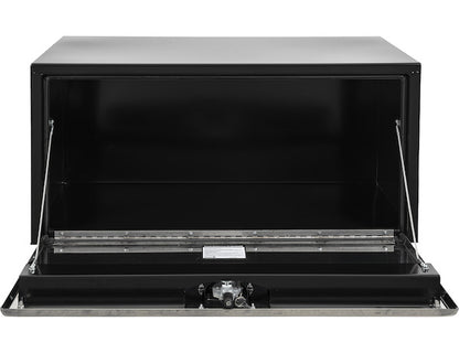 Buyers Products 18x18x36-in Black Steel Truck Box with Stainless Steel Door - 1702705